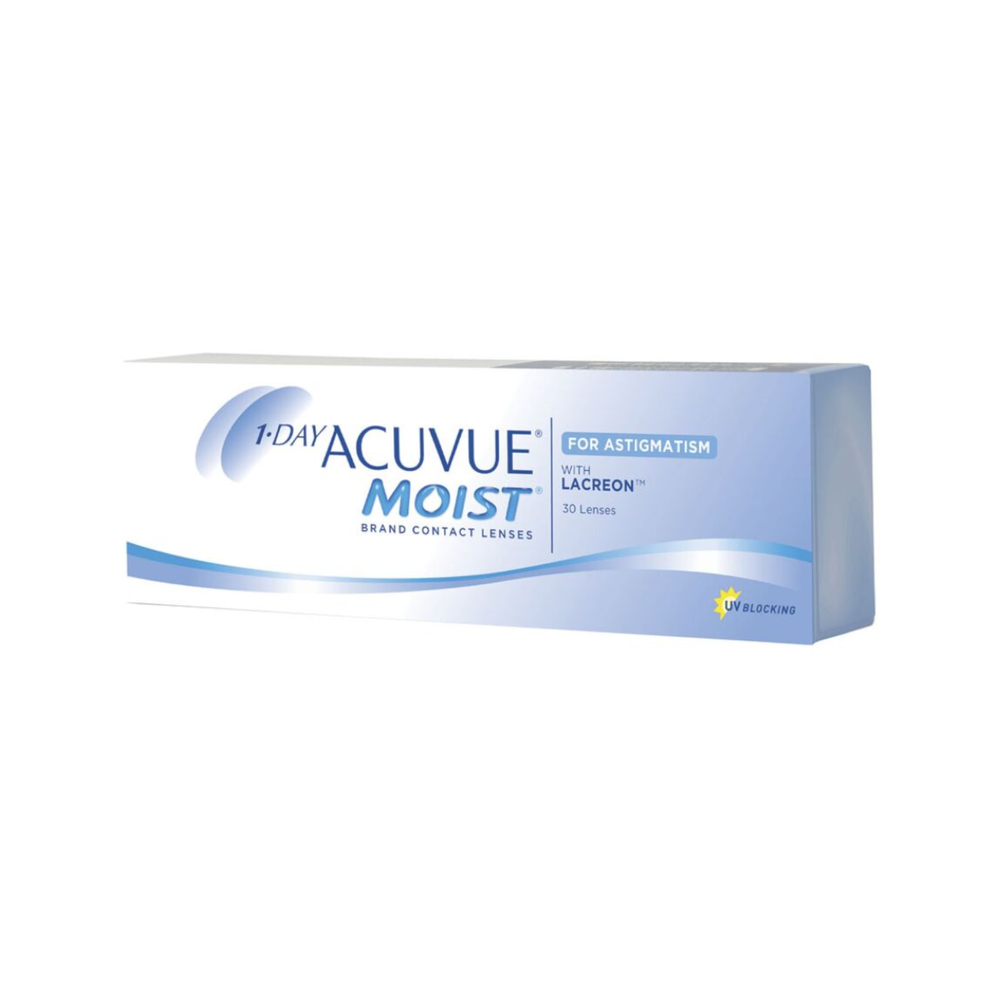 LENTES DE CONTACTO - 1-Day Acuvue® Moist Astigmatismo con Lacreon