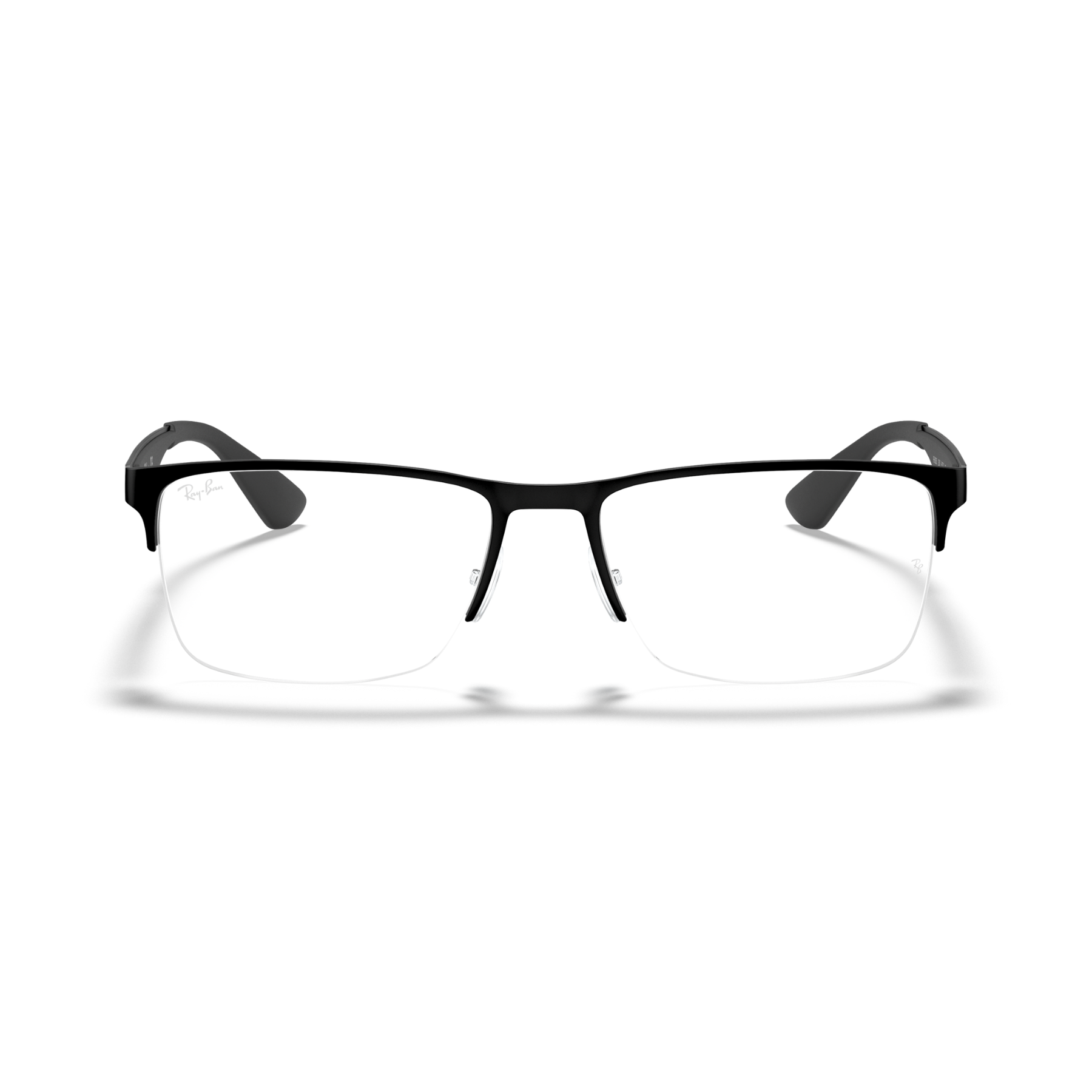 Lentes Semi Al Monturas De Gafas Al Aire Montura Metalica De Lujo