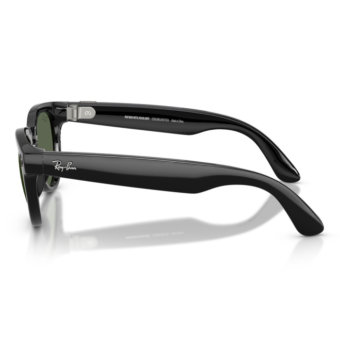 Lentes Ray-Ban Meta 0RW4013F Low Bridge Fit Headliner Negro