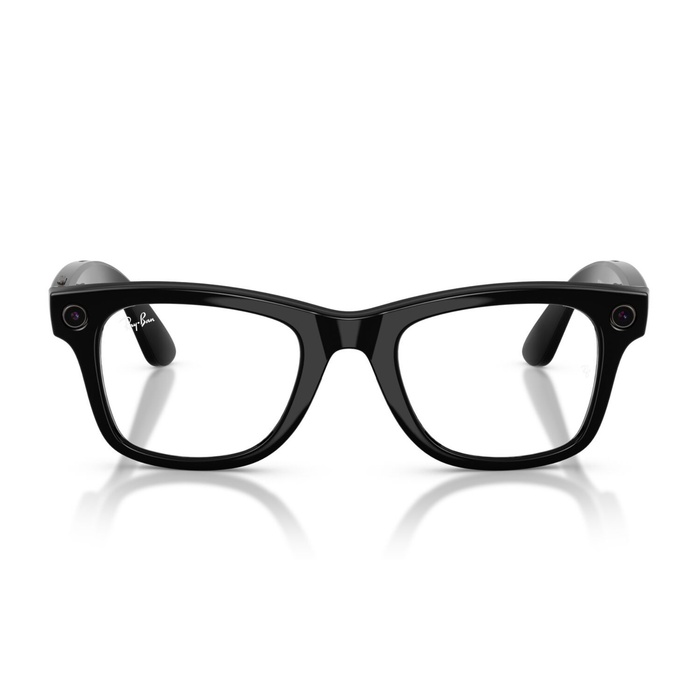 Lentes De Sol Ray-Ban Meta RW4012 Wayfarer Transitions Negro/Verde