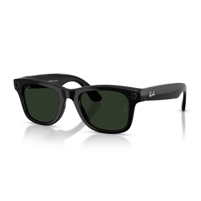 Lentes De Sol Ray-Ban Meta RW4012 Wayfarer Transitions Negro/Verde