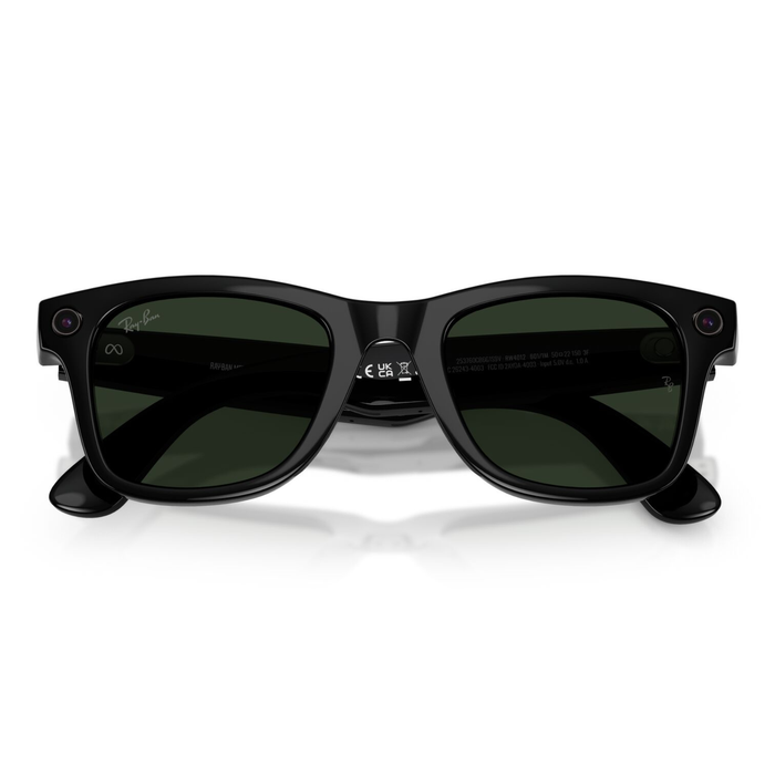 Lentes Ray-Ban Meta RW4012 Wayfarer Transitions Large Negro/Verde