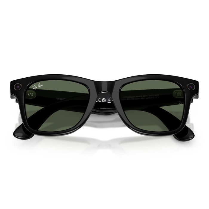 Lentes De Sol Ray-Ban Meta 0RW4012 Wayfarer Negro
