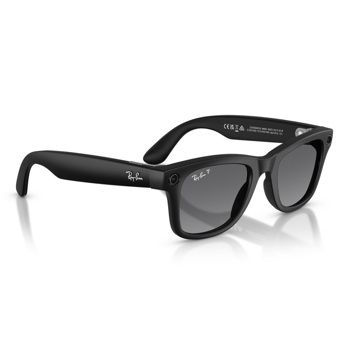 Lentes de sol Ray-Ban Meta RW4012  Wayfarer RW4012 Unisex Negro Polarizado