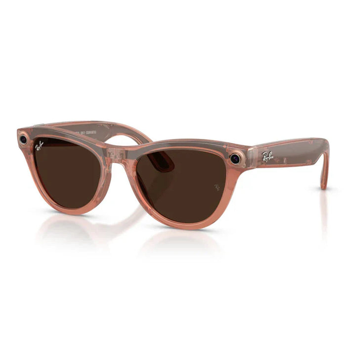 Lentes Ray-Ban Meta 0RW4014 Skyler Transitions Café/Durazno