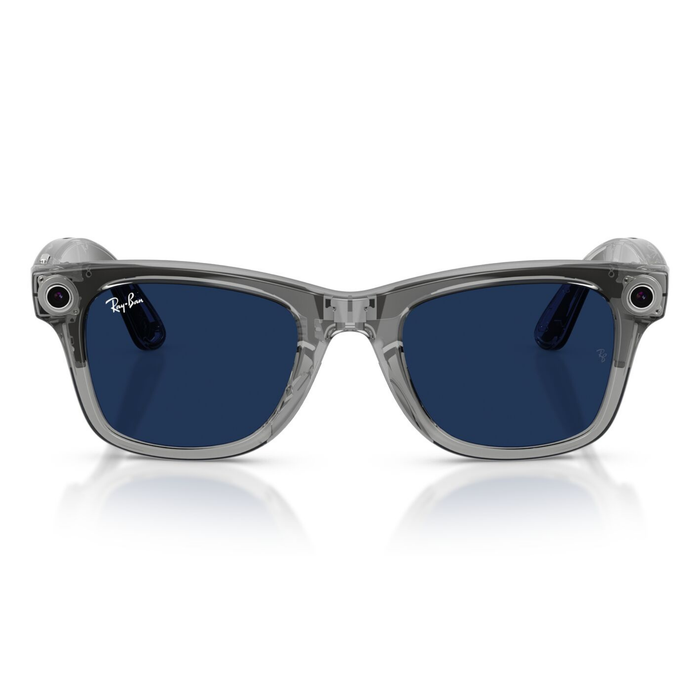 Lentes Ray-Ban Meta RW4012 Wayfarer Transitions Large Gris/Azul
