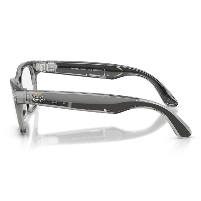 Lentes Ray-Ban Meta RW4012 Wayfarer Transitions Large Gris/Azul
