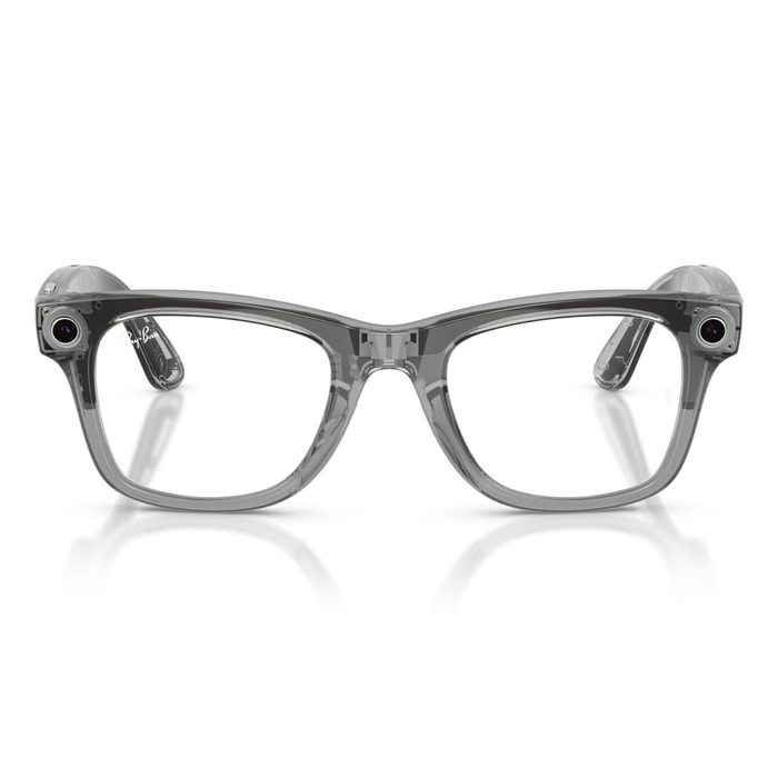 Lentes Ray-Ban Meta RW4012 Wayfarer Transitions Large Gris/Azul