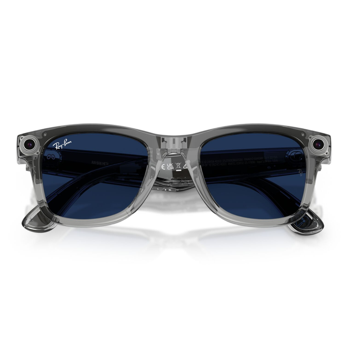 Lentes Ray-Ban Meta RW4012 Wayfarer Transitions Large Gris/Azul