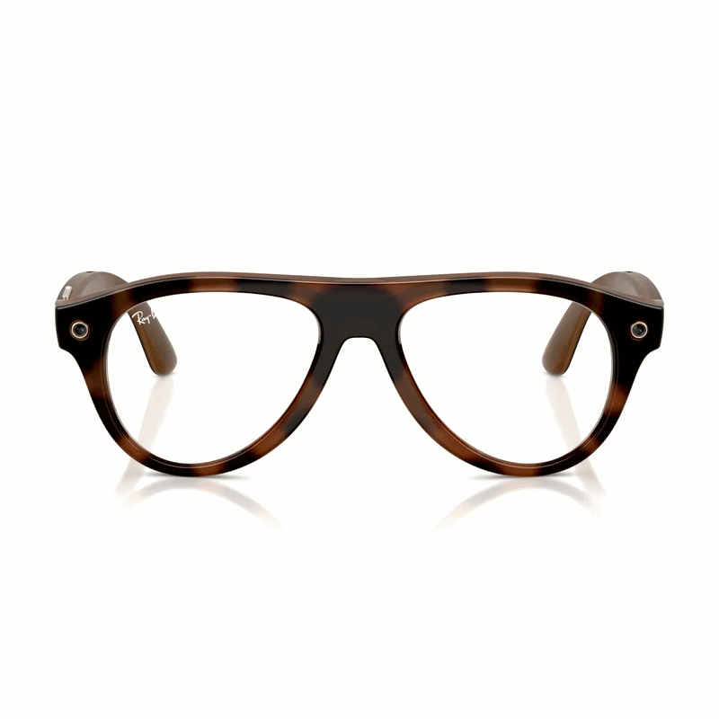 Lentes de sol Ray-Ban meta (Gen 3) Aviator Transitions Havana