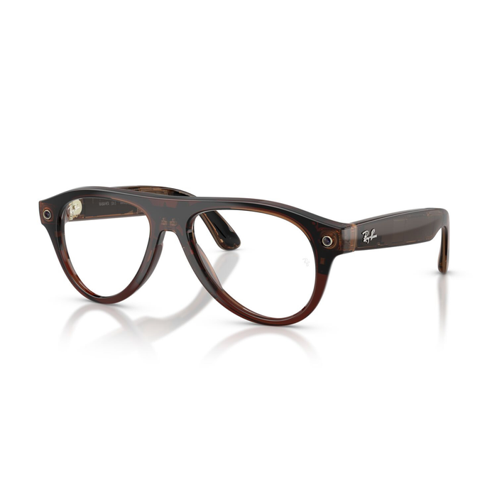 Lentes de sol Ray-Ban meta (Gen 3) Aviator Transitions Transp. Umber