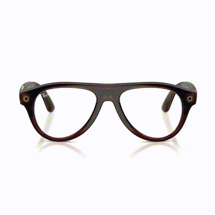 Lentes de sol Ray-Ban meta (Gen 3) Aviator Transitions Transp. Umber