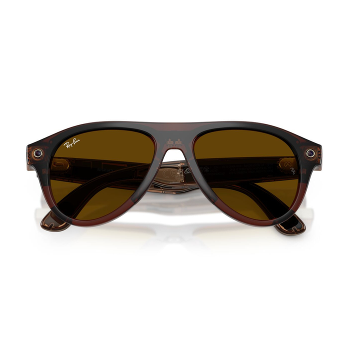 Lentes de sol Ray-Ban meta (Gen 3) Aviator Transitions Transp. Umber