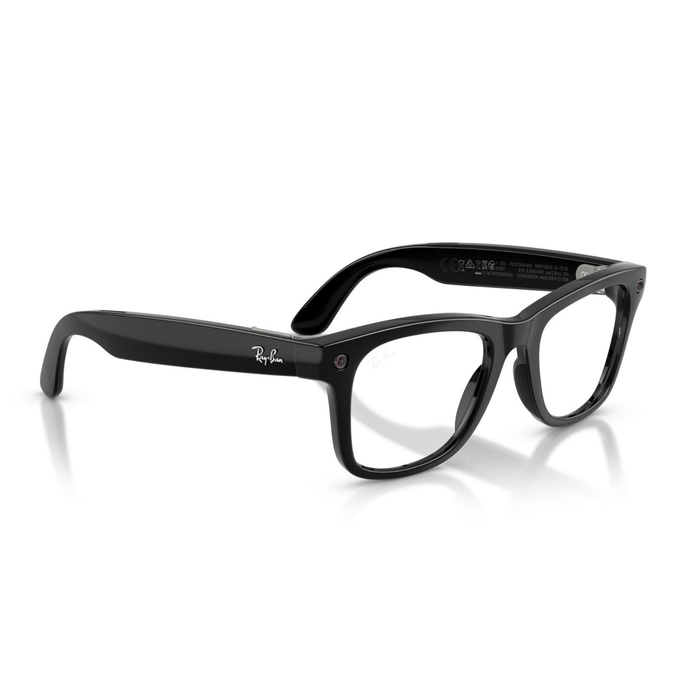Lentes de sol Ray-Ban meta (Gen 3) Wayfarer Transitions Shiny Black