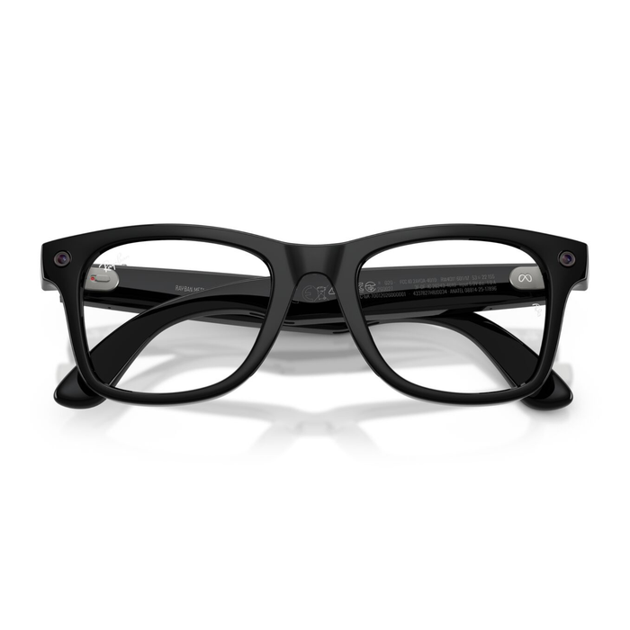 Lentes de sol Ray-Ban meta (Gen 3) Wayfarer Transitions Shiny Black