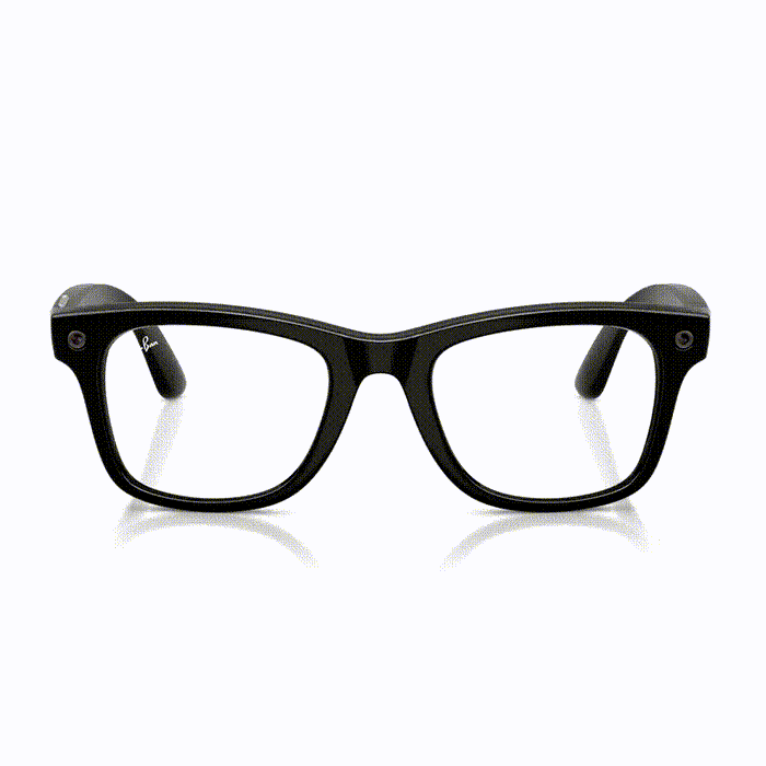Lentes de sol Ray-Ban meta (Gen 3) Wayfarer Transitions Shiny Black