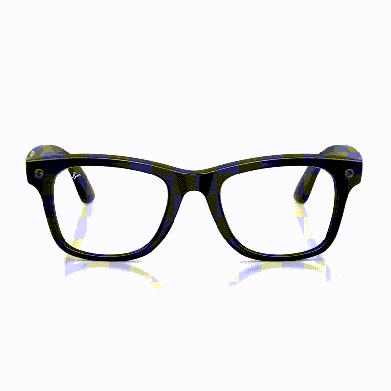 Lentes de sol Ray-Ban meta (Gen 3) Wayfarer Transitions Shiny Black