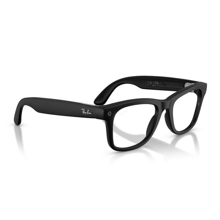 Lentes de sol Ray-Ban meta (Gen 3) Wayfarer Large Transitions Negro Mate