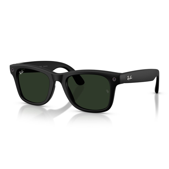 Lentes de sol Ray-Ban meta (Gen 3) Wayfarer Large Transitions Negro Mate