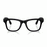 Lentes de sol Ray-Ban meta (Gen 3) Wayfarer Large Transitions Negro Mate