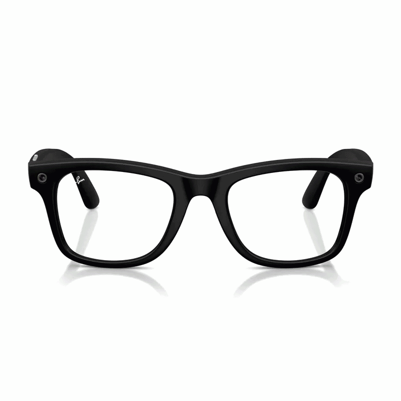 Lentes de sol Ray-Ban meta (Gen 3) Wayfarer Large Transitions Negro Mate