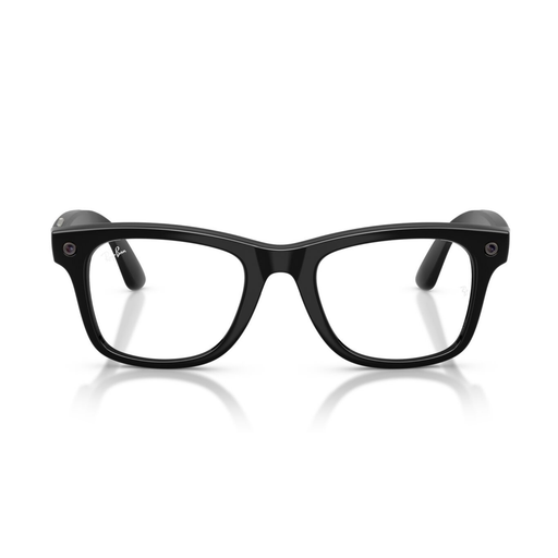 Lentes oftálmicos Ray-Ban meta (Gen 3) Wayfarer Negro