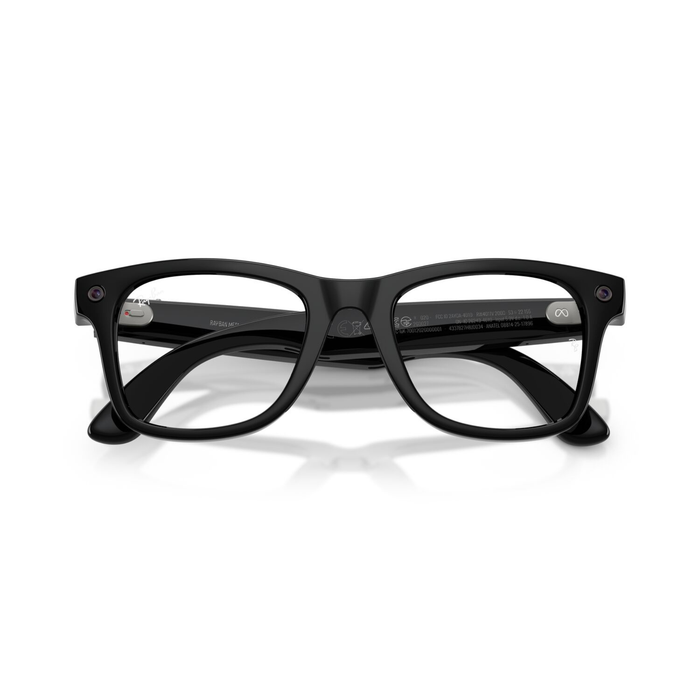 Lentes oftálmicos Ray-Ban meta (Gen 3) Wayfarer Negro