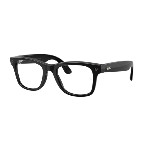 Lentes oftálmicos Ray-Ban meta (Gen 3) Wayfarer Negro