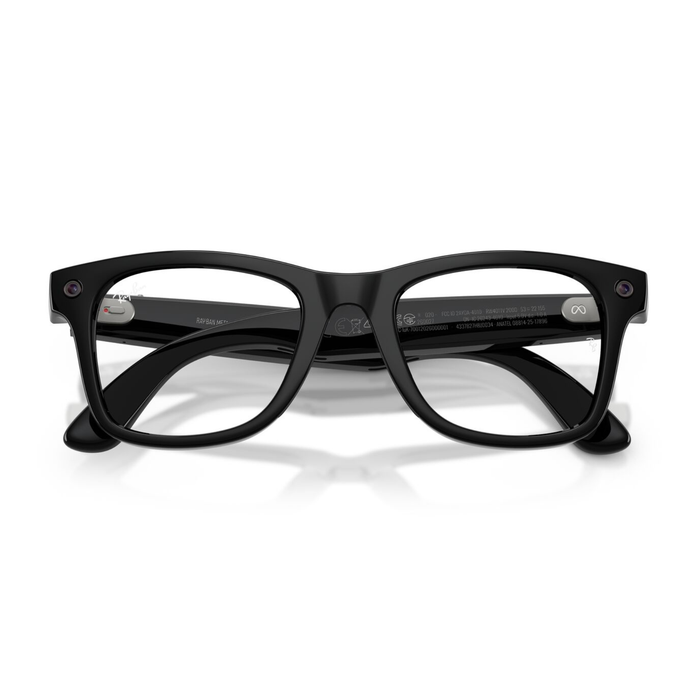 Lentes oftálmicos Ray-Ban meta (Gen 3) Wayfarer Negro