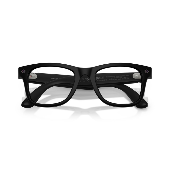 Lentes oftálmicos Ray-Ban meta (Gen 3) Wayfarer Negro