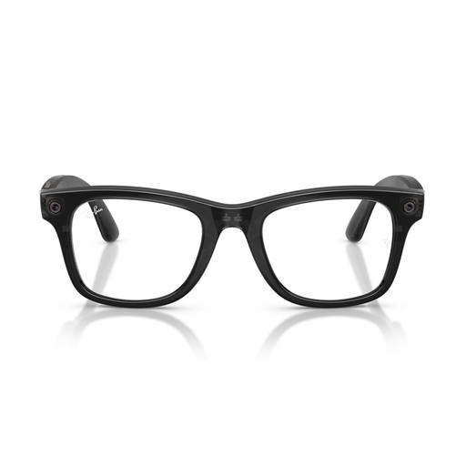 Lentes oftálmicos Ray-Ban meta (Gen 3) Wayfarer Transparente negro