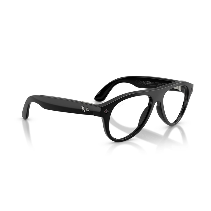 Lentes oftálmicos Ray-Ban meta (Gen 3) Aviator Negro