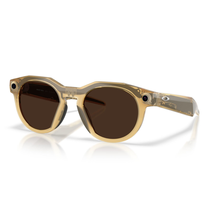 Lentes De Sol Oakley Meta 0OW8002 Hstn Transitions Café/Amarillo
