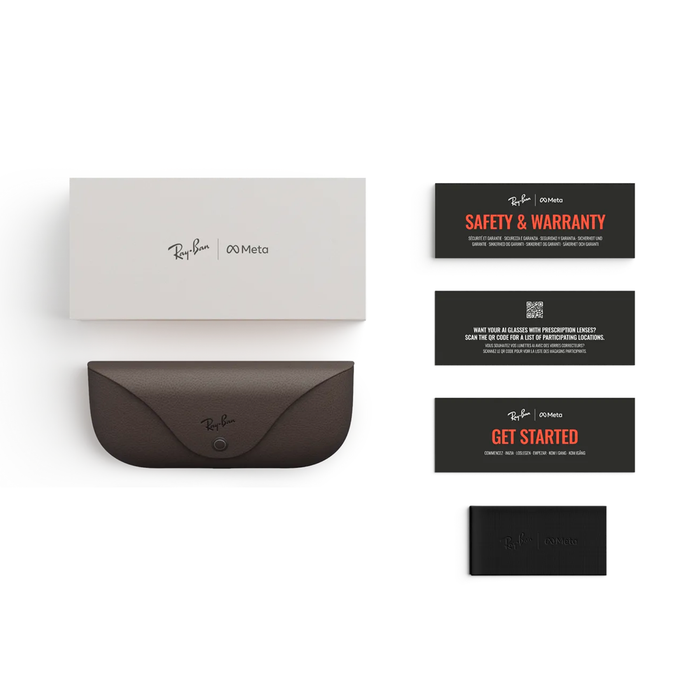 Lentes oftálmicos Ray-Ban Meta 0RW7002 Scriber Optics Café