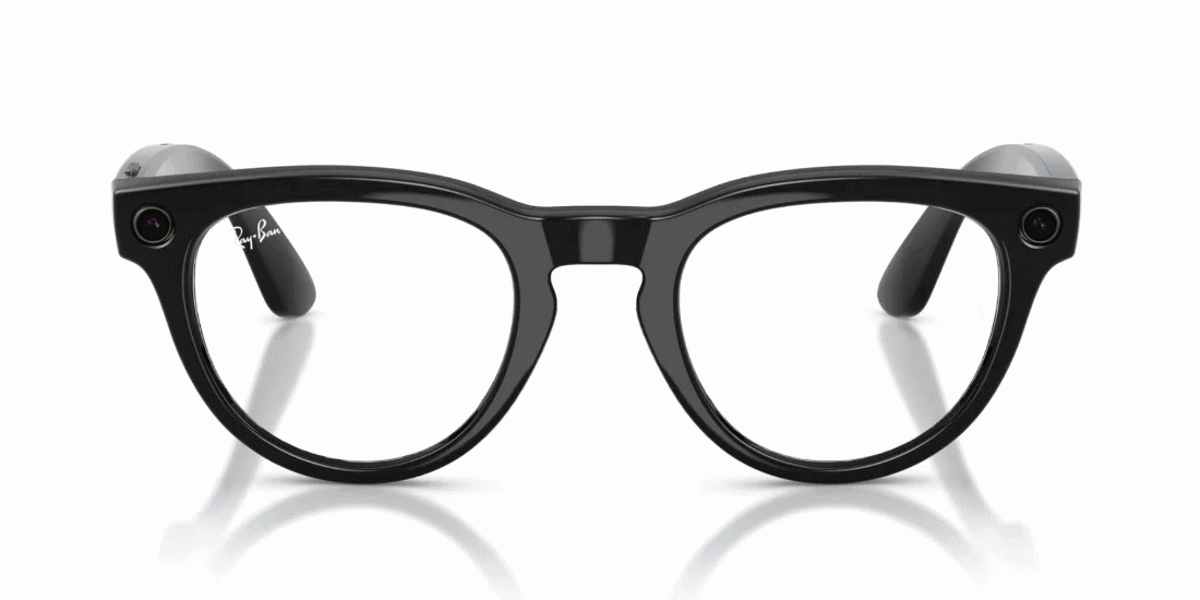 Lentes Ray-Ban Meta 0RW4013 Headliner Transitions Azul/Negro