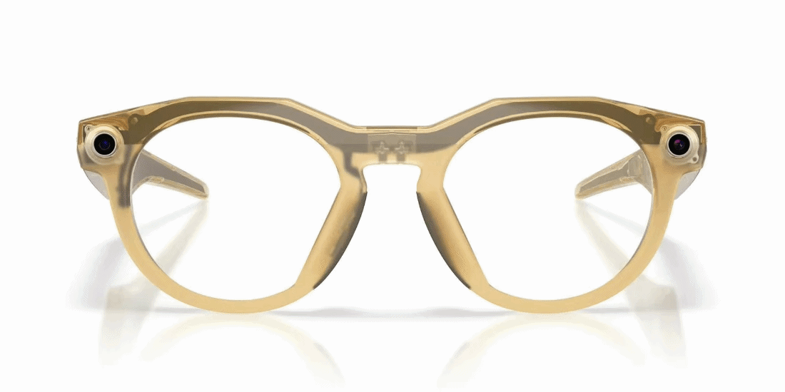 Lentes De Sol Oakley Meta 0OW8002 Hstn Transitions Café/Amarillo
