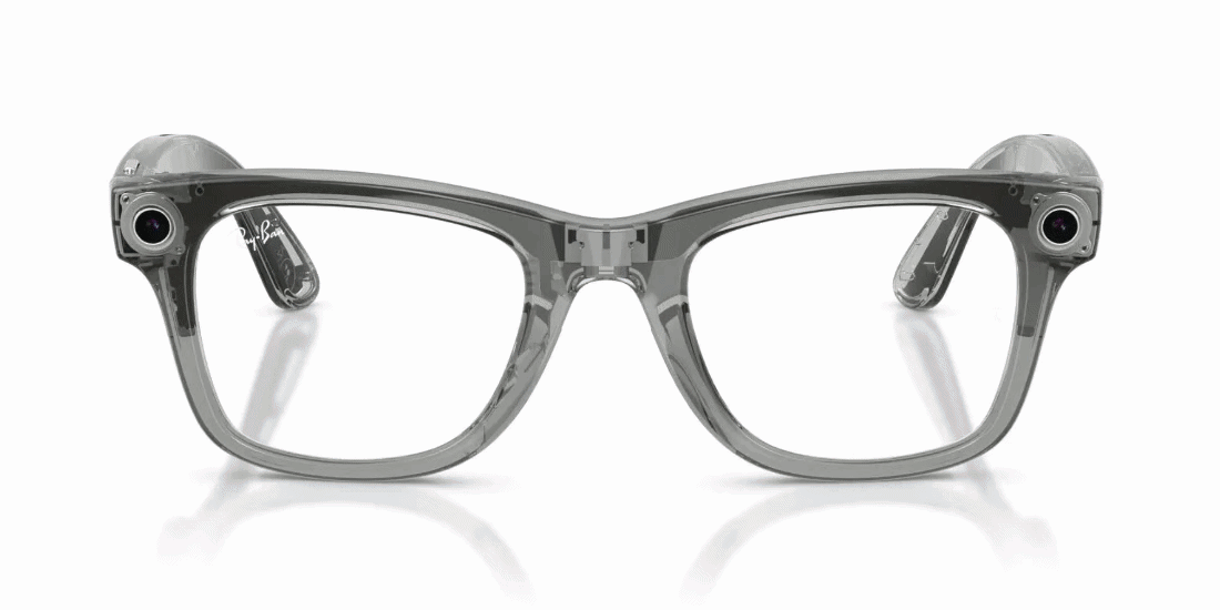 Lentes Ray-Ban Meta RW4012 Wayfarer Transitions Gris/Azul